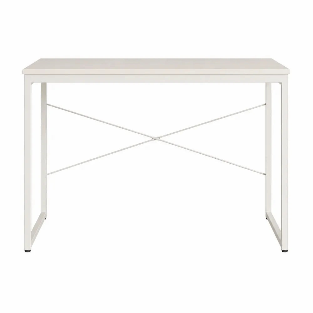 Biurko metalowe białe 120 cm x 60 cm x 75 cm